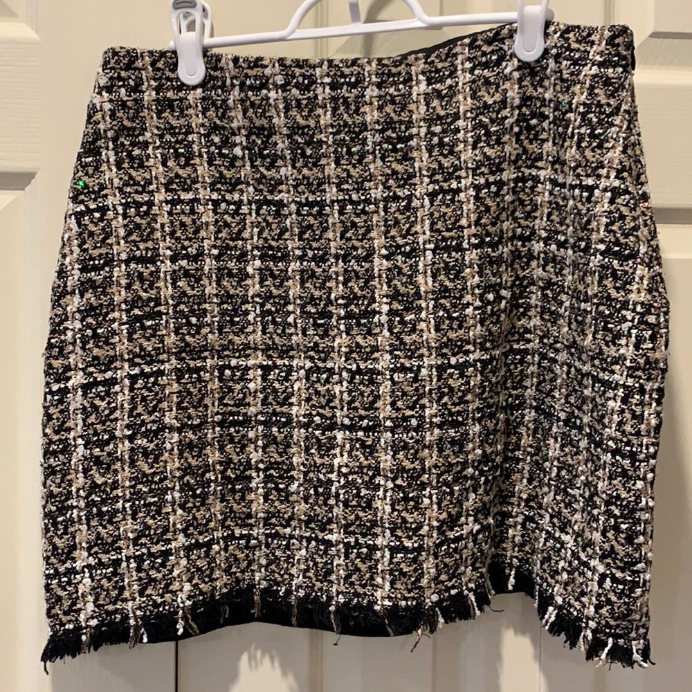 Mango tweed skirt